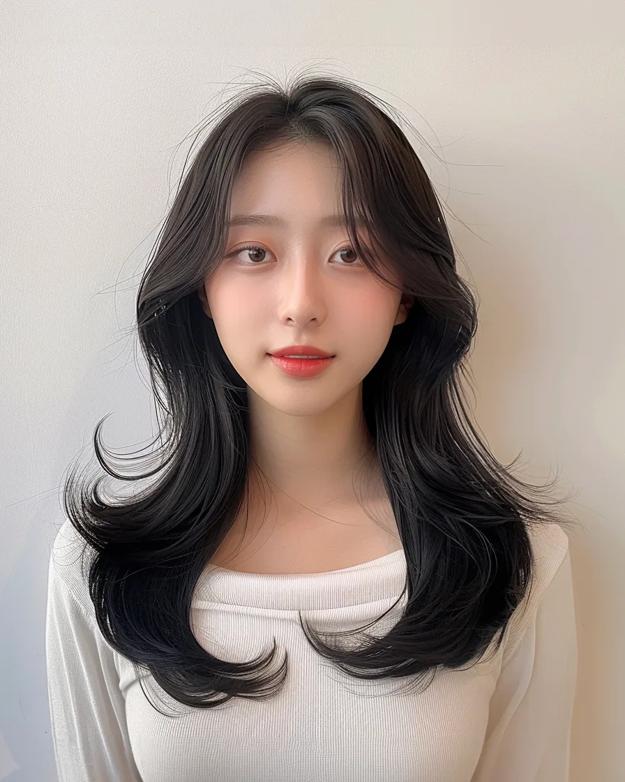 약수역 미용실 신당동 미용실 약수 미용실 약수동 미용실 Korean seoul hair salon (12) Kiểu tóc Hàn Quốc - Tóc layer trung bình sành điệu, AVA Hair Salon Seoul