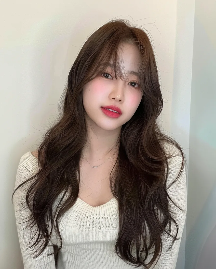 약수역 미용실 신당동 미용실 약수 미용실 약수동 미용실 Korean seoul hair salon (14) Kiểu tóc Hàn Quốc - Tóc uốn xoăn phồng, AVA Hair Salon Seoul