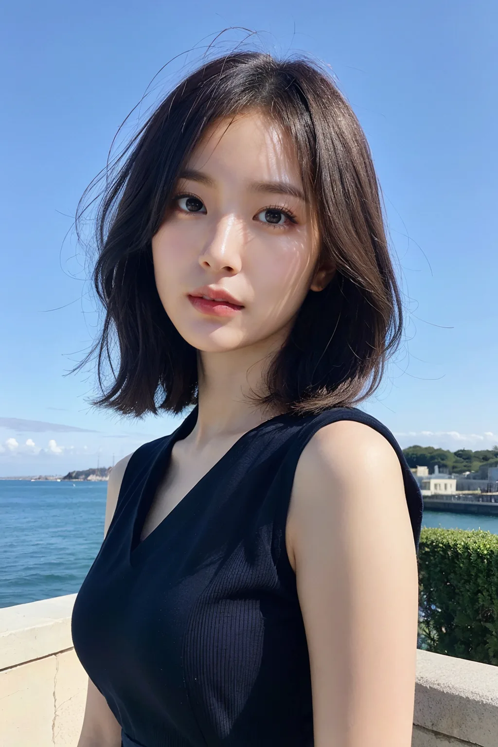 약수역 미용실 신당동 미용실 약수 미용실 약수동 미용실 Korean seoul hair salon (7) Kiểu tóc Hàn Quốc - Tóc layer nâu tự nhiên, AVA Hair Salon Seoul